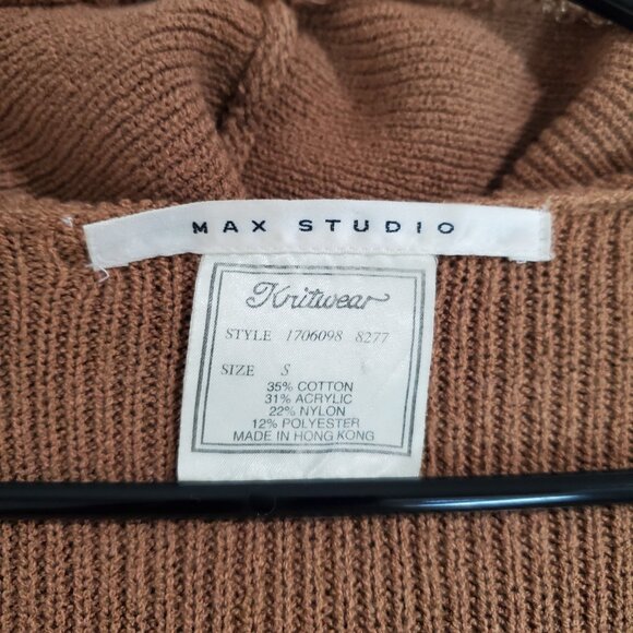 Vintage 90s Y2K Max Studio Knitwear Raven Disney Channel Belted Cardigan - Small - Picture 3 of 9